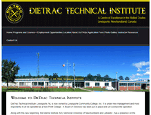 Tablet Screenshot of dietrac.com